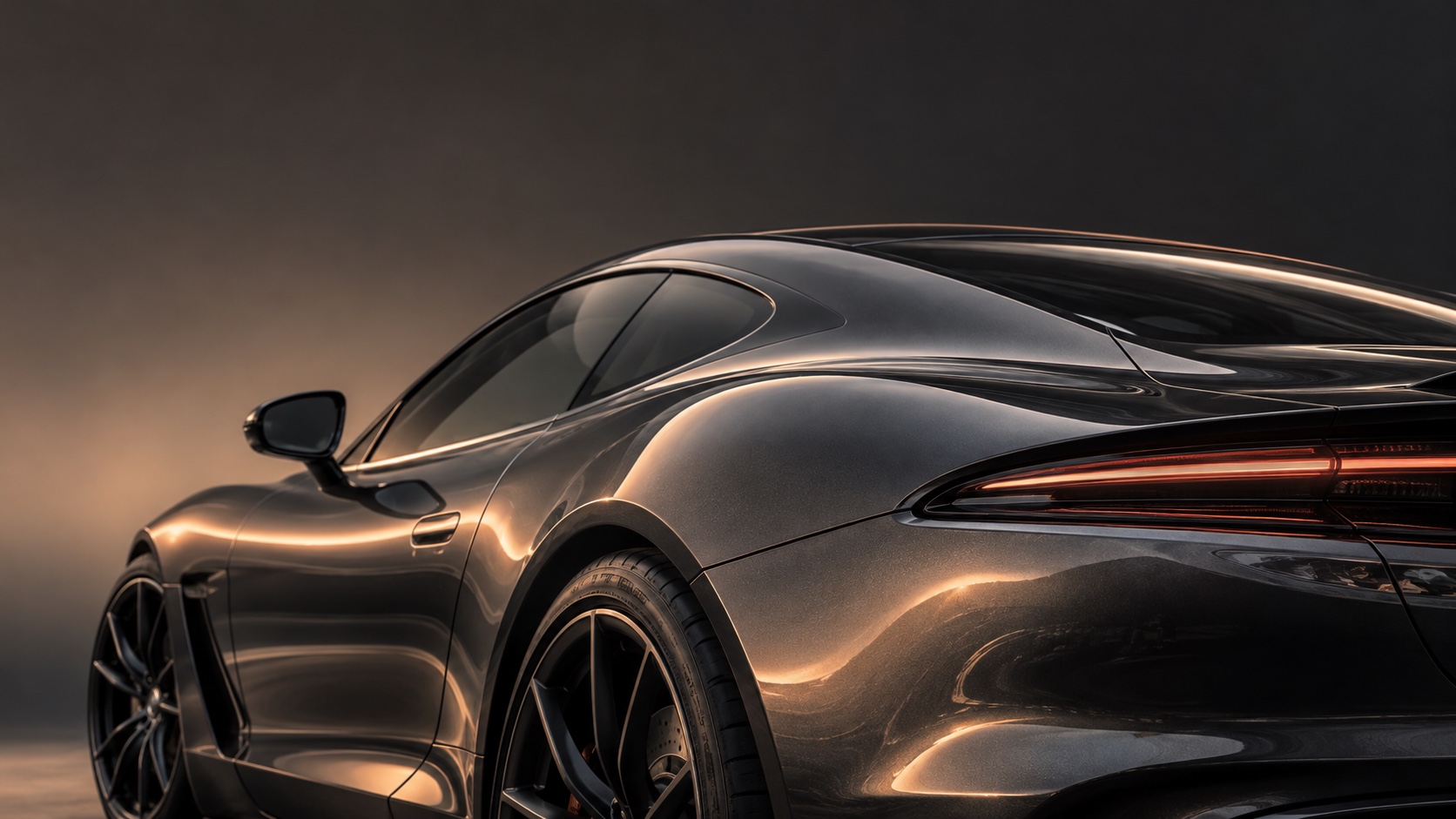 Illustrative study of automotive bodywork and finish